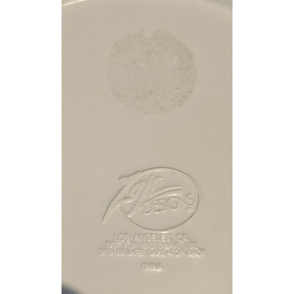 Walt Disney 101 Dalmations Vintage Plate Zak Designs 8" Red White Collectible - Picture 4 of 5